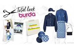 Total look Burda: L’intersaison en total look denim ! 