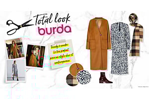 Total look Burda: Chic et douceur, le look parfait pour affronter la saison 