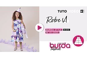 Vidéo: Robe 1A - burda kids 2025