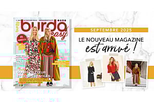 Juillet/Août 2025: le nouveau numéro de burda easy ! 
