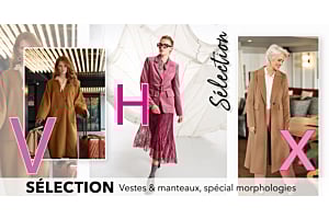 Sélection : Vestes et manteaux, spécial morphologies 