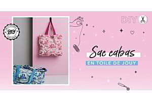DIY : Coudre un sac cabas en toile de jouy