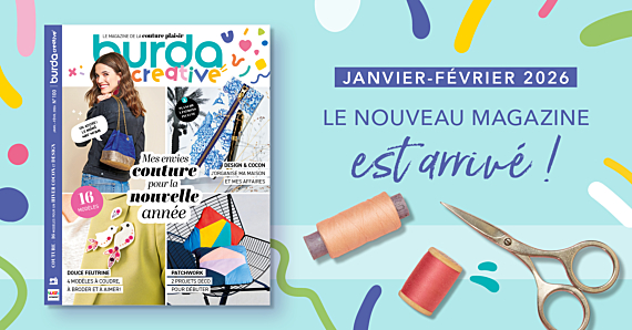 Nouvelle parution : Burda Creative n° 100 Mes projets couture pour la nouvelle année
