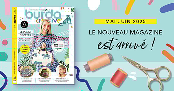 Nouvelle parution: burda creative n° 96 Couture plaisir et créations estivales