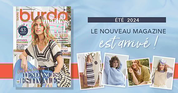 Nouvelle parution : burda mailles n° 27 – Les plus belles tendances estivales
