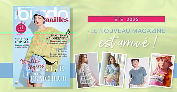 Nouvelle parution: burda mailles n° 31 – 51 projets tricot et crochet pour l’été