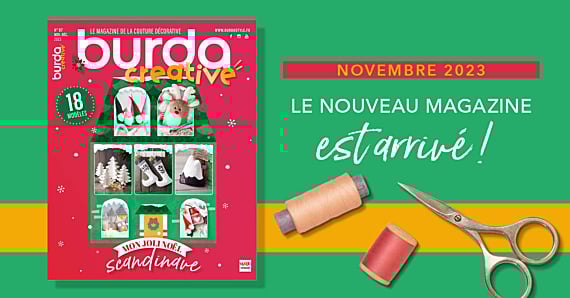 Nouvelle parution : Burda creative n° 87 – Mon joli Noël scandinave