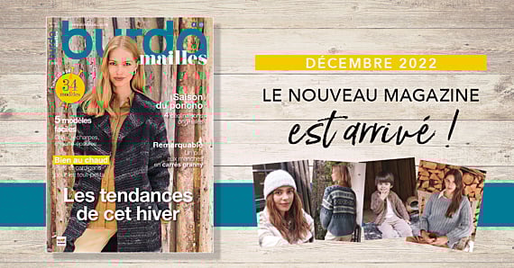 Nouvelle parution : Burda Mailles n° 19 – Les tendances de cet hiver