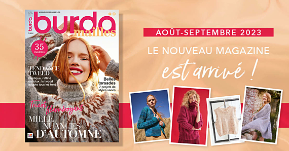 Nouvelle parution : Burda Mailles n° 23 – Pour un automne flamboyant