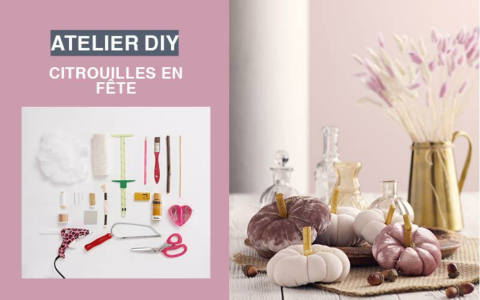 Atelier DIY : Citrouilles en fête