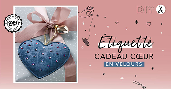 DIY : Coudre une étiquette cadeau