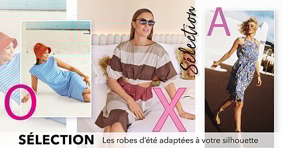Sélection - Les robes d'été adaptées à votre silhouette !