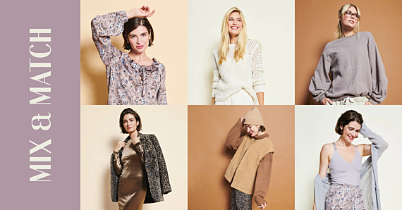 Mix & Match : Stylée et cosy avec les modèles à coudre de Burda Easy