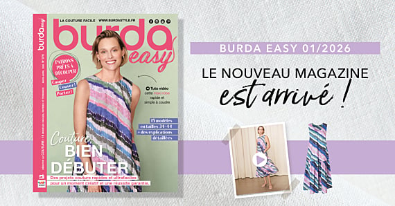 Couture, bien débuter avec Burda Easy de mars-avril 2026 