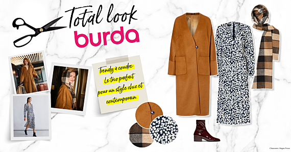 Total look Burda: Chic et douceur, le look parfait pour affronter la saison 