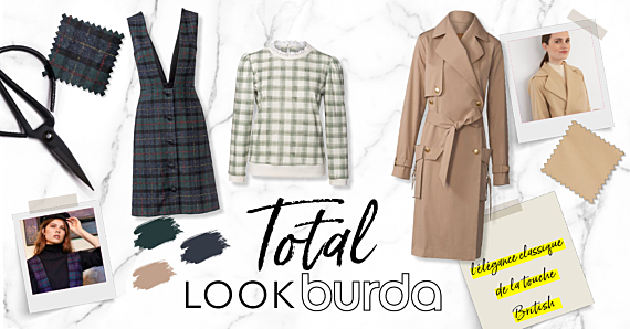 Le look burda Style : l'élégance classique de la touche British