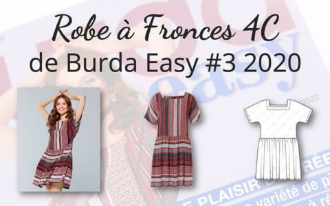 Robe n°4C du Burda EASY n°3 - Mai / Juin 2020