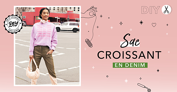 DIY : Coudre un sac croissant
