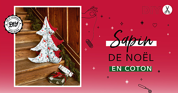 DIY : Coudre un sapin de Noël en tissus