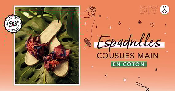 DIY : Coudre des espadrilles pour l'été 