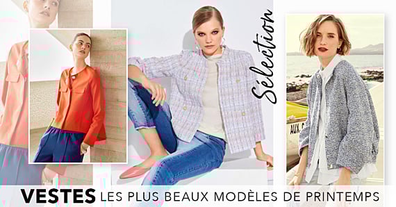 Sélection - Les plus beaux modèles de vestes pour le printemps