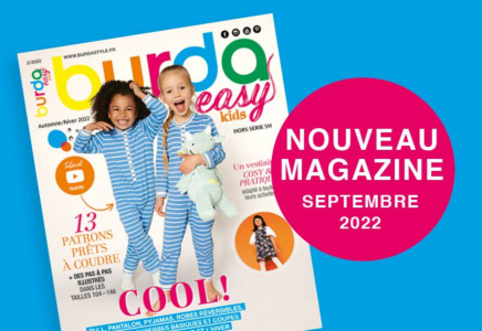 Septembre 2022 : le nouveau numéro de burda easy kids !