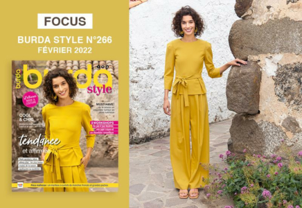 Focus burda style n° 02/2022 : le tailleur en couverture