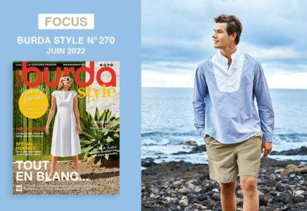Focus burda style n° 06/2022 : chemises d’hommes estivales