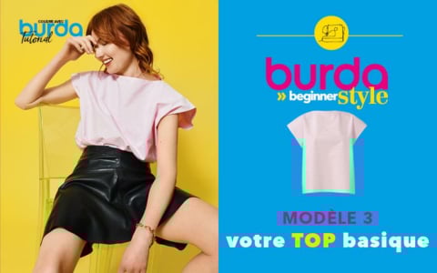 Tutoriel vidéo Burda Style HS Beginner 2022 - Le T-shirt basique #3