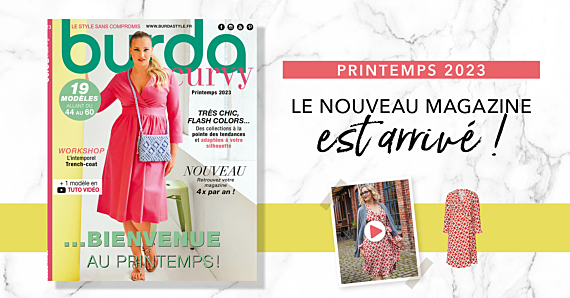 Printemps 2023 : le nouveau numéro de burda curvy !