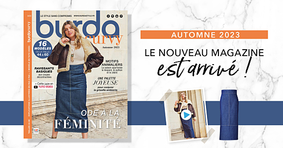 Automne 2023 : le nouveau numéro de burda curvy !