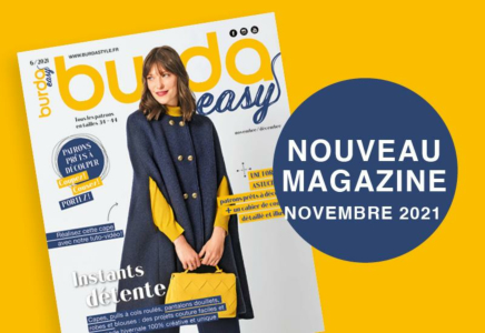 Novembre 2021 : le nouveau numéro de burda easy 06/2021