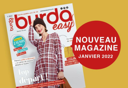 Janvier 2022 : le nouveau numéro de burda easy !