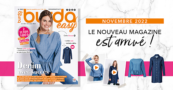 Novembre 2022 : le nouveau numéro de burda easy !