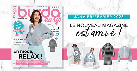 Janvier/Février 2023 : le nouveau numéro de burda easy !
