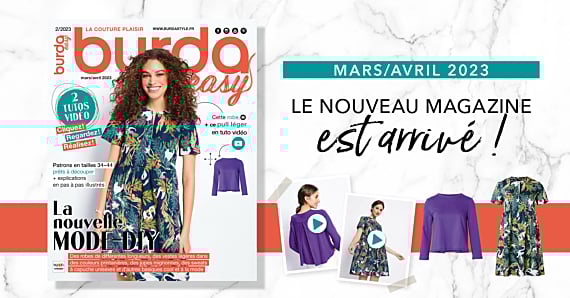 Mars/Avril 2023 : le nouveau numéro de burda easy !