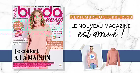 Septembre/Octobre 2023 : le nouveau numéro de burda easy !