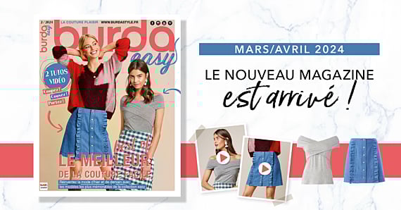 Mars/Avril 2024 : le nouveau numéro de burda easy !