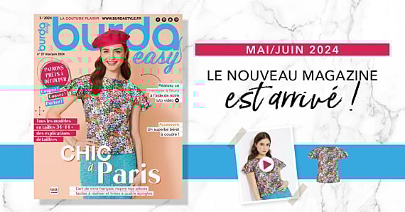 Mai/Juin 2024 : le nouveau numéro de burda easy !