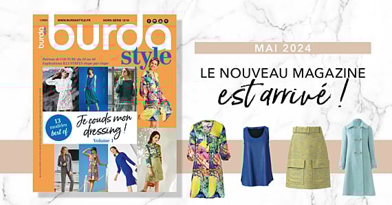 Mai 2024 : « Je couds mon dressing ! », le nouveau hors-série de burda style !