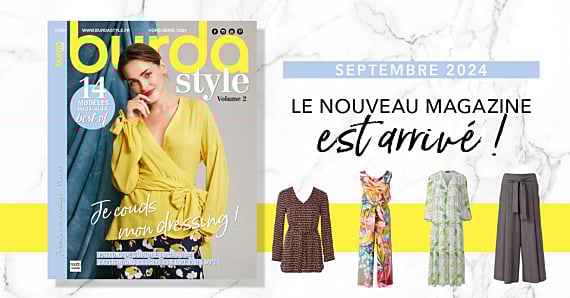 Septembre : « Je couds mon dressing ! » volume 2, le nouveau hors-série de burda style ! 