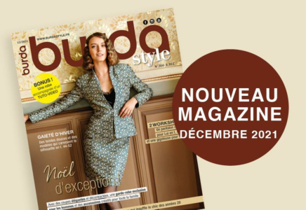 Décembre 2021 : le nouveau numéro de burda style !