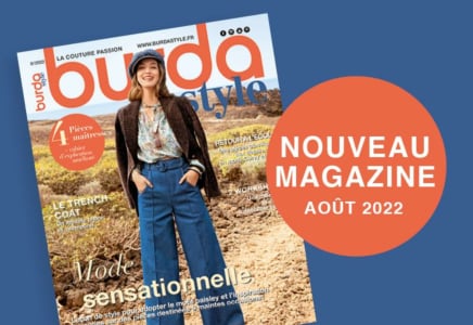 Août 2022 : le nouveau numéro de burda style !