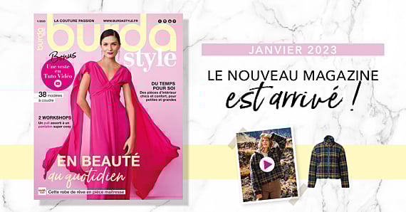 Janvier 2023 : le nouveau numéro de burda style !