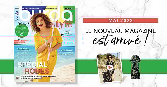 Mai 2023 : le nouveau numéro de burda style !