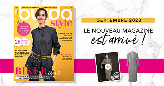 Septembre 2023 : le nouveau numéro de burda style !