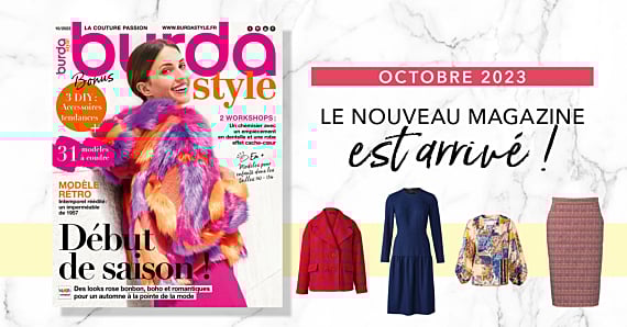 Octobre 2023 : le nouveau numéro de burda style !