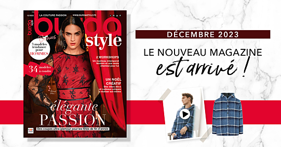 Décembre 2023 : le nouveau numéro de burda style !