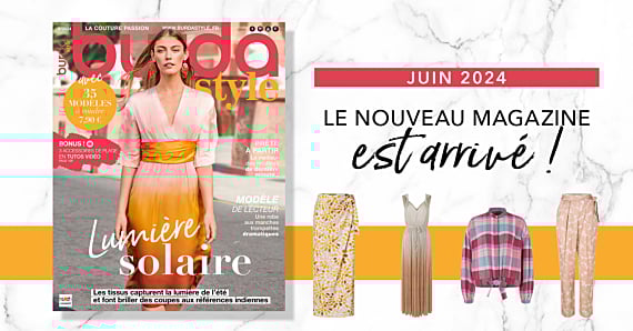 Juin 2024 : le nouveau numéro de burda style !