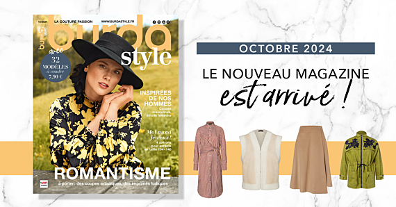 Octobre 2024 : le nouveau numéro de burda style !